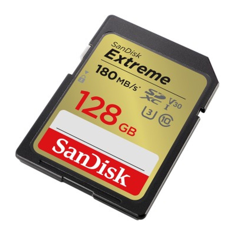 SDXC Extreme 128GB 180/90 MB/s V30 Rescue Pro dl 1Y