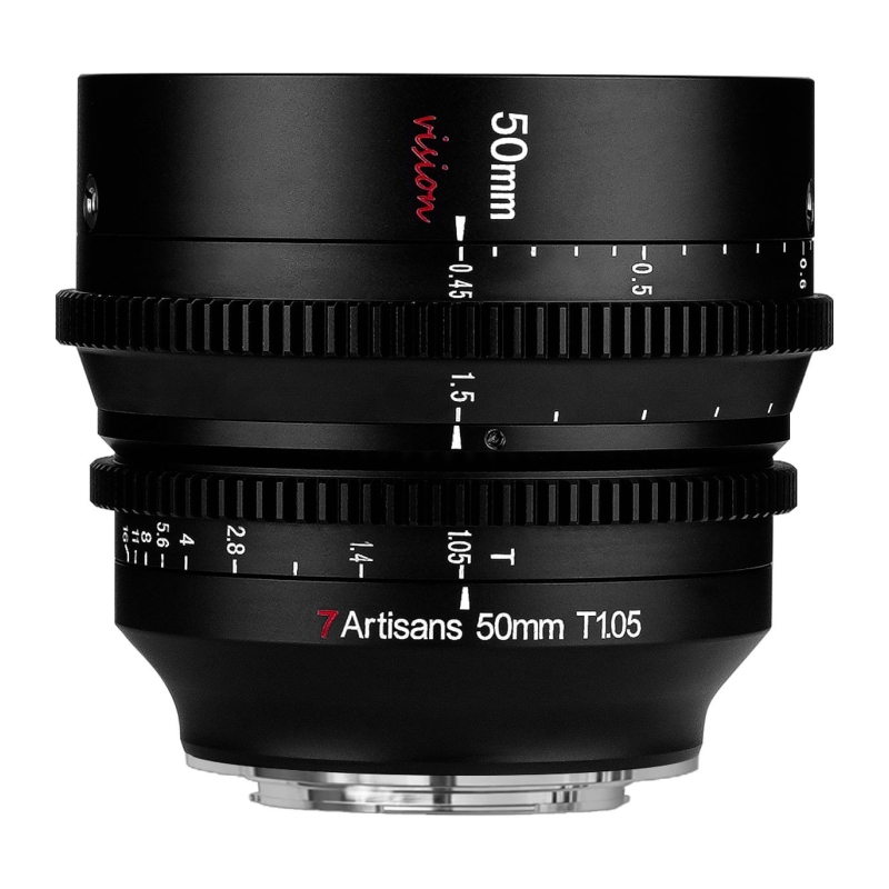 50mm T1.05 Sony E-Mount | Cine APS-C | Black