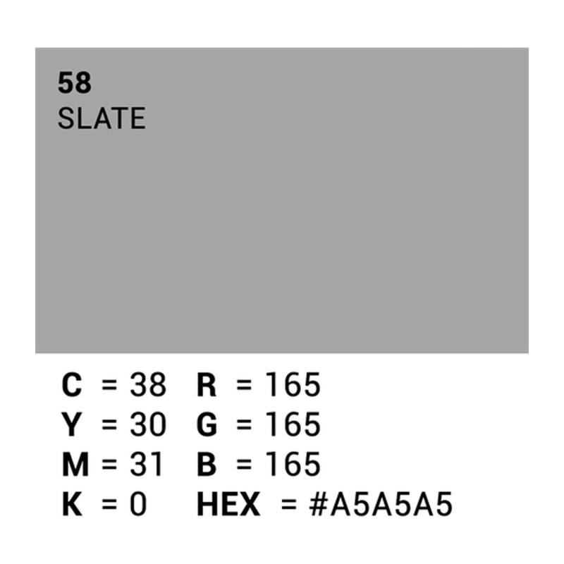 Background Roll Slate Grey (NR 58) 1.35m X 11m