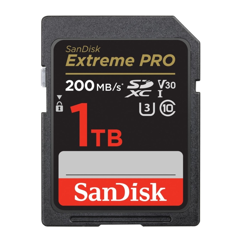 Extreme Pro 1TB SDHC Memory Card 200MB/s