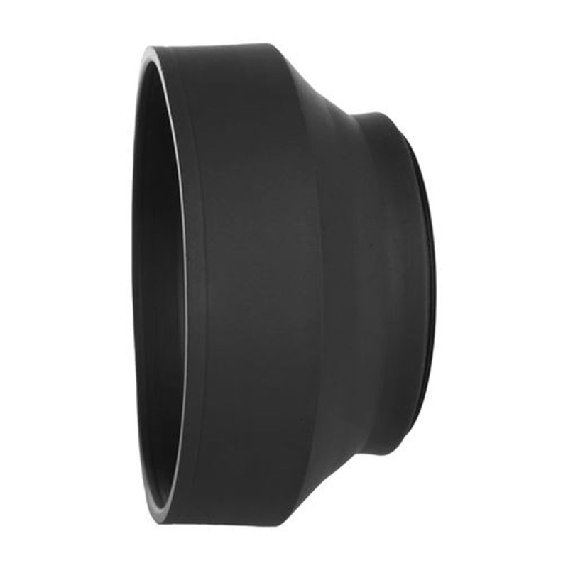 Rubber Lens Hood w/ Metalen Ring 62mm M-6220