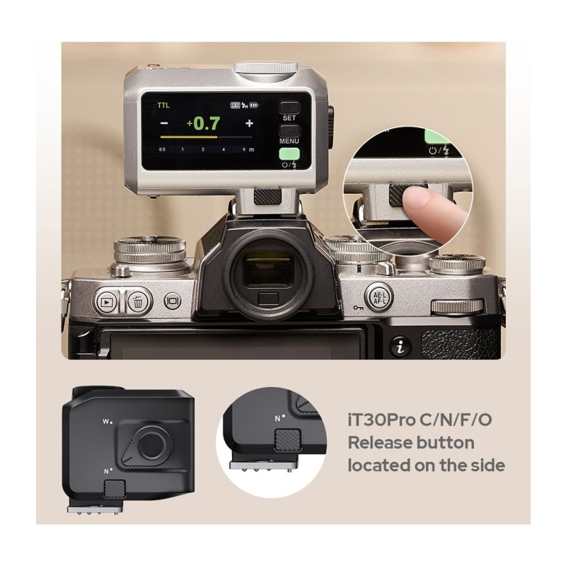 IT30PRO F Silver Iflash TTL Camera Flash