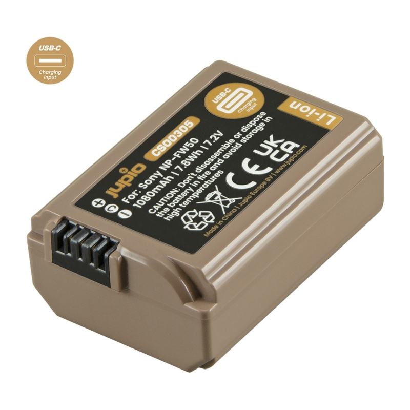 NP-FW50 Ultra C (USB-C Input) 1080mAh