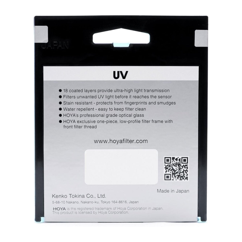 Fusion ONE UV 58 mm Ultraviolet (UV) camera filter
