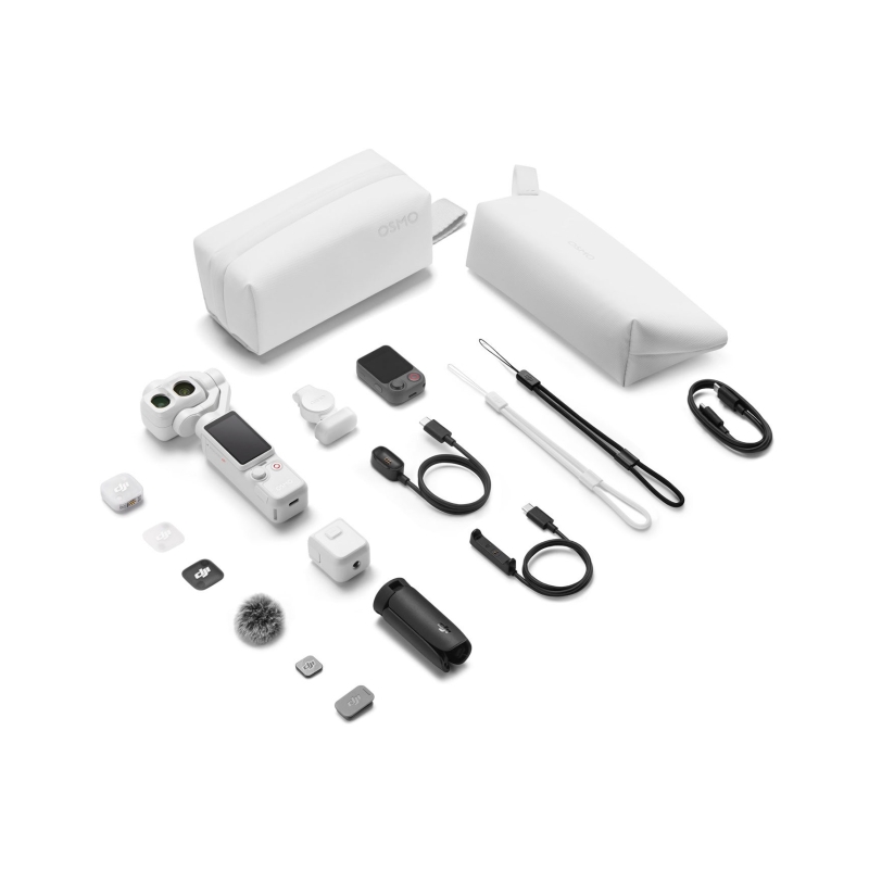 Osmo Pocket 4P Vlog Combo White