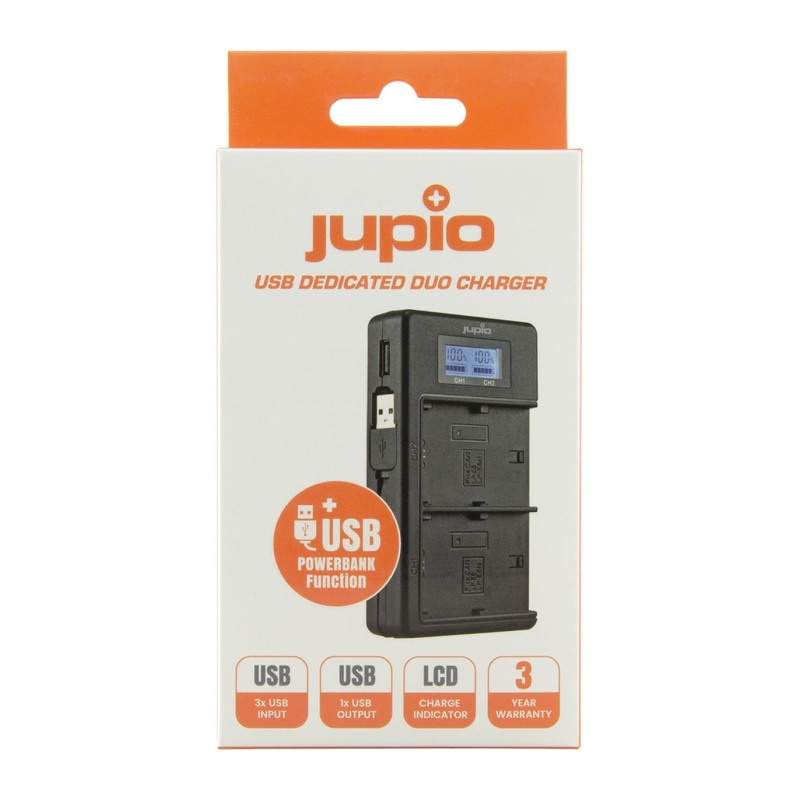 USB Dedicated Duo Charger LCD For Canon LP-E8