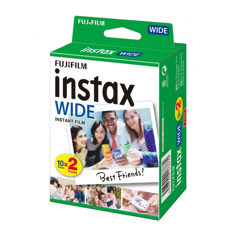 Instax Wide Film - 4 pack 10 x 2