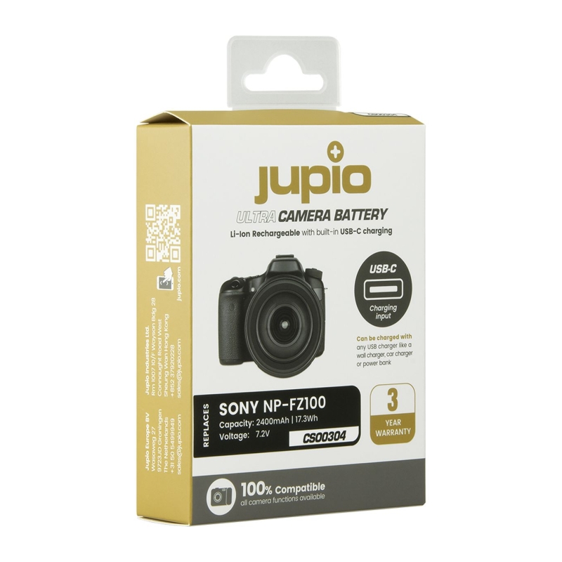 NP-FZ100 Ultra C (USB-C Input) 2400mAh