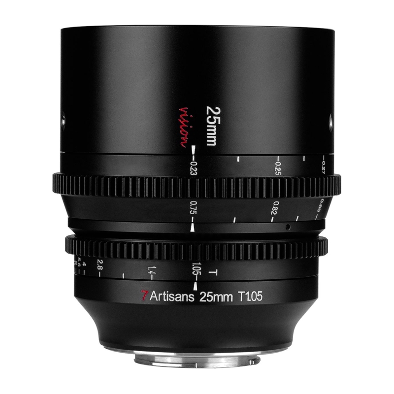 25mm T1.05 Sony E-Mount | Cine APS-C | Black
