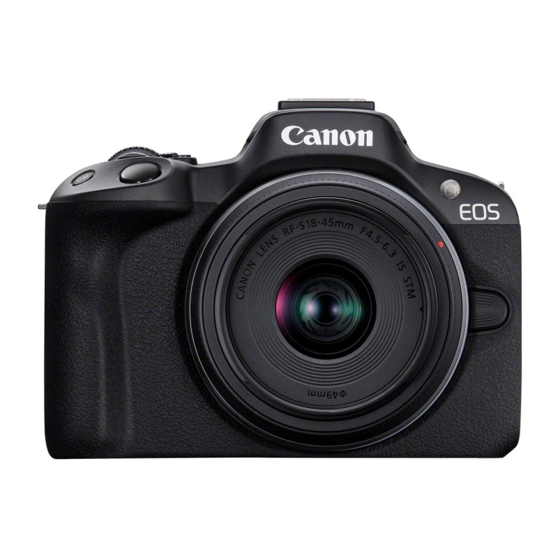EOS R50 Black + RF-S 18-45 IS STM