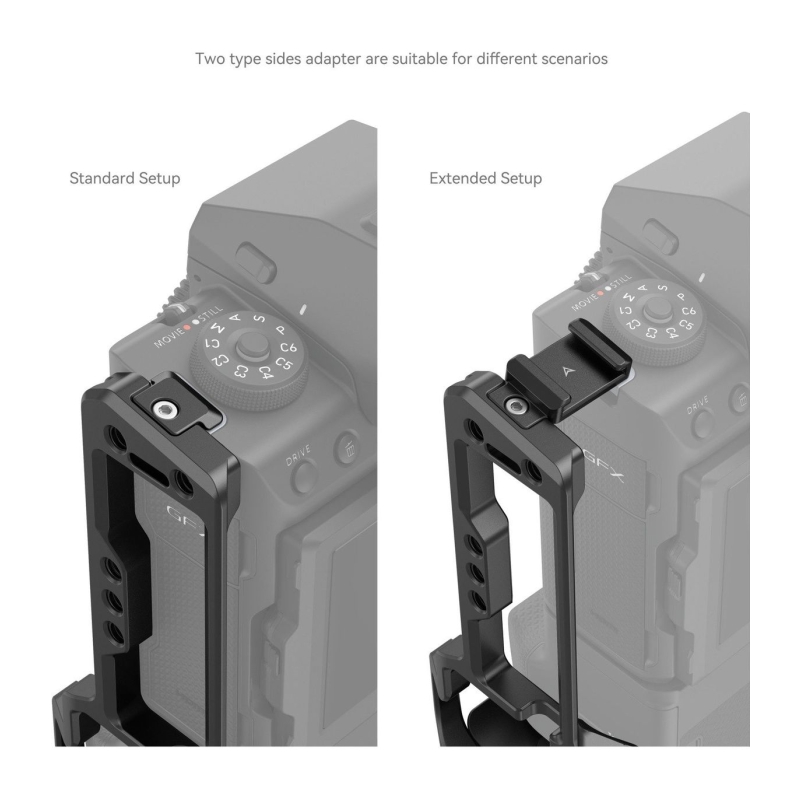 4203 Dedicated L Bracket For GFX100 II w/ VG-GFX100LL Batter