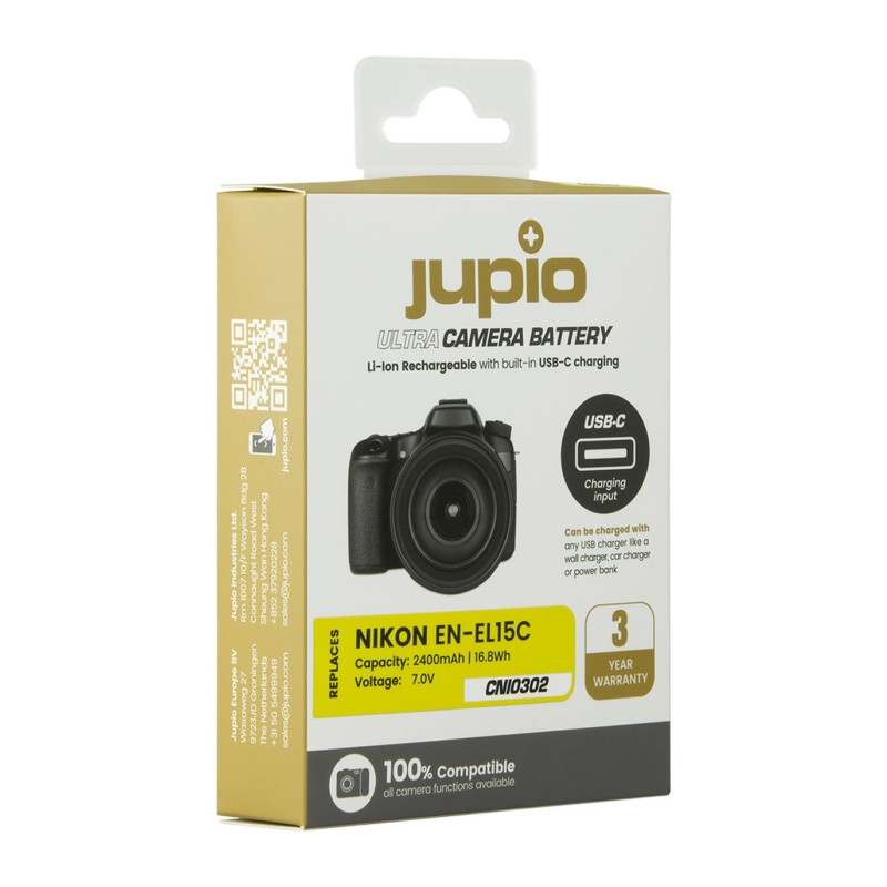 EN-EL15C Ultra C (USB-C Input) 2400mAh