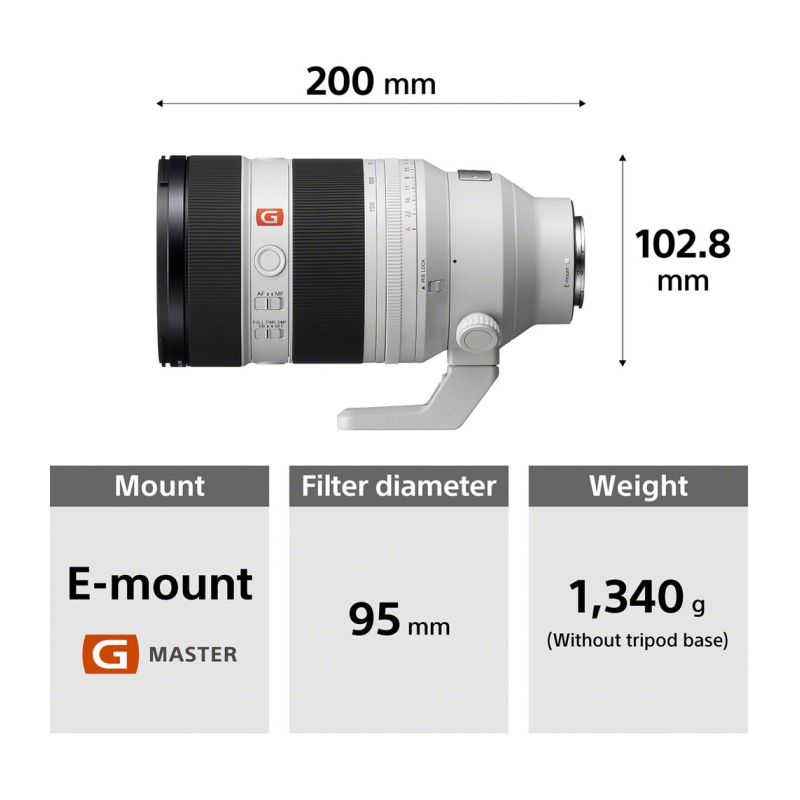 FE 50-150mm f/2.0 GM FullFrame - Sony B-Stock