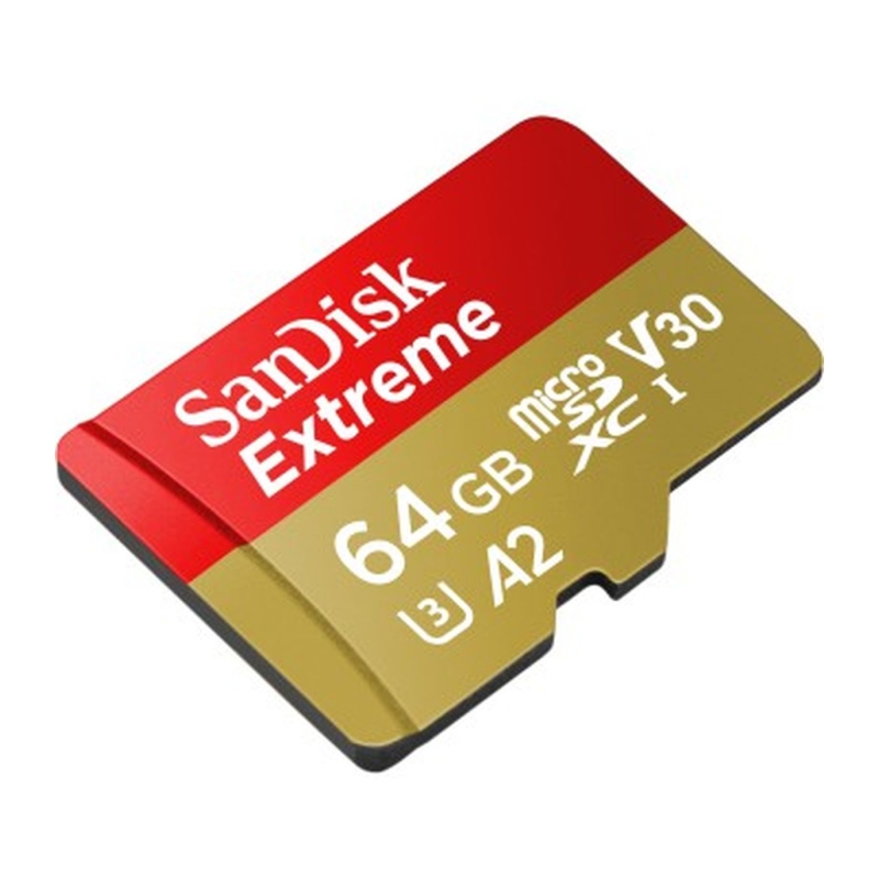 Extreme MicroSDXC 64GB+SD Adapter 170MB