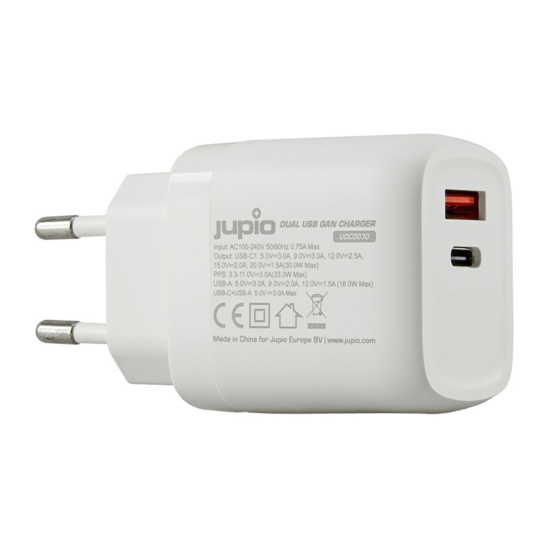 Dual USB Gan Charger 30W