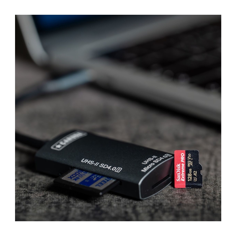 Cardreader SD 4.0 Ush-II + Micro SD