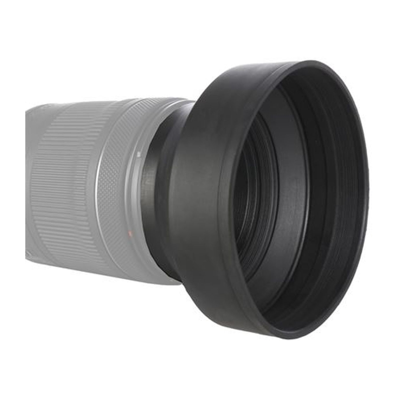 Rubber Lens Hood w/ Metalen Ring 62mm M-6220