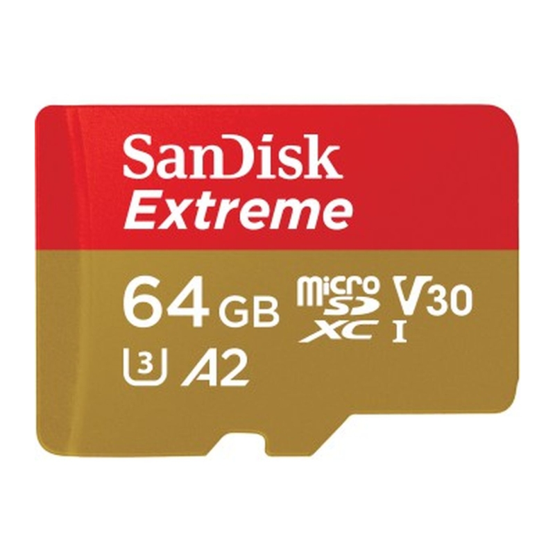Extreme MicroSDXC 64GB+SD Adapter 170MB