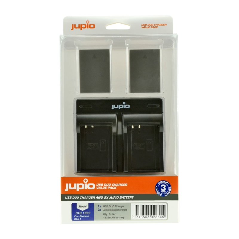 Kit: 2X Battery PS-BLN1 BLN-1 + USB Dual Charger