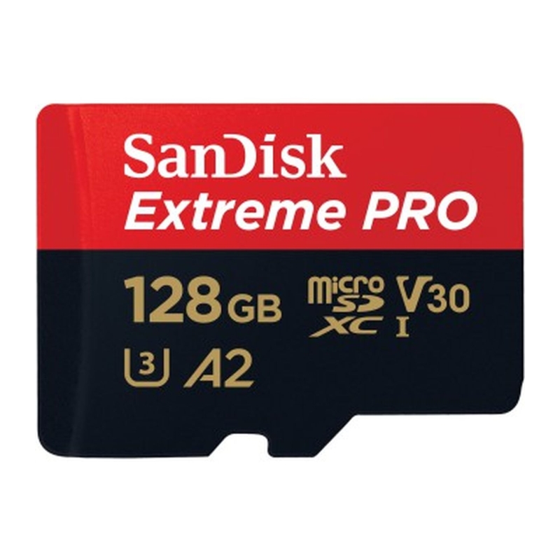 Extreme Pro MicroSDXC 128GB+SD Adapter A
