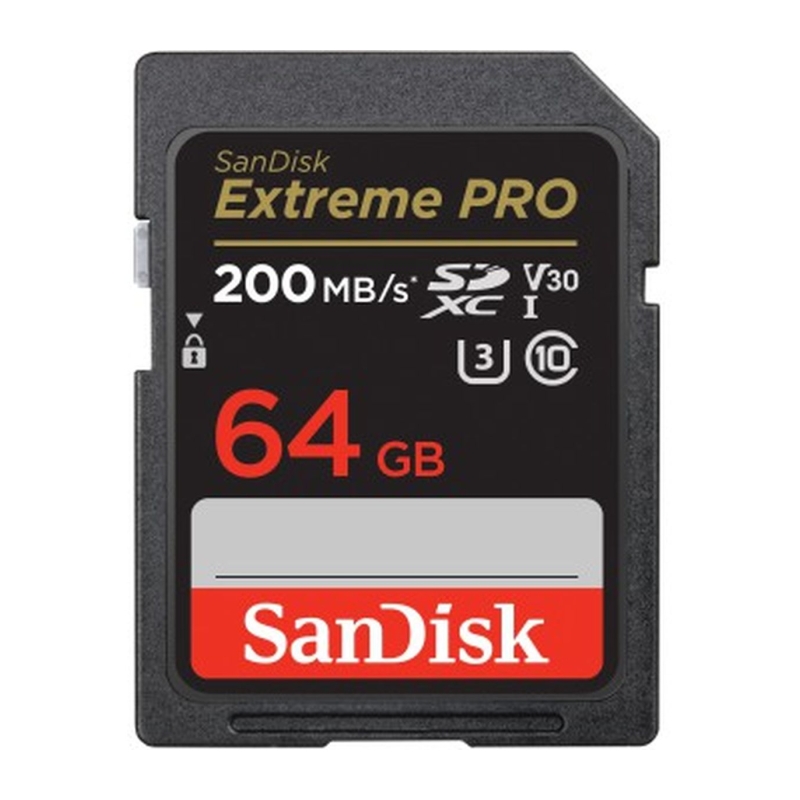 SDXC Extreme Pro 64GB 200/90 MB/s V30 Rescue Pro dl