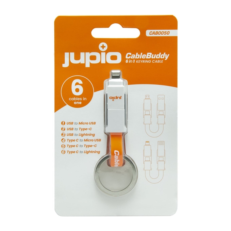 Cablebuddy 6 In 1 Keyring Cable