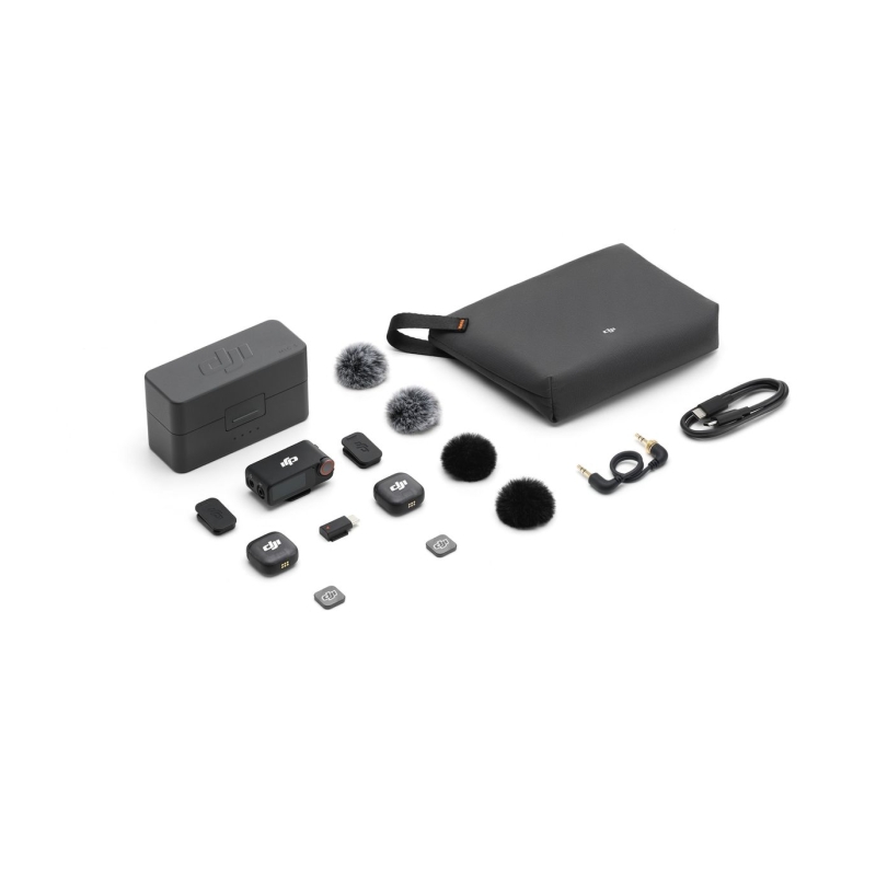 Mic 3 - 2 TX + 1 RX + Charging Case