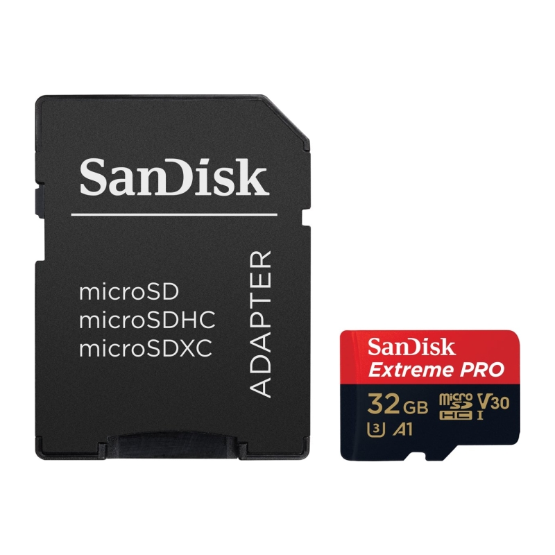 MicroSDXC Extreme Pro 32GB V30 95MB/s + Adapt