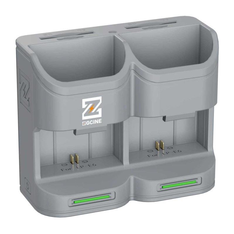 Charging Case For 2 Accu's Canon LP-E6 (PC2-LPE6)