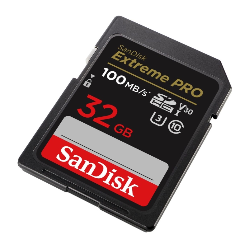 Extreme Pro 32GB SDHC Memory Card 100MB