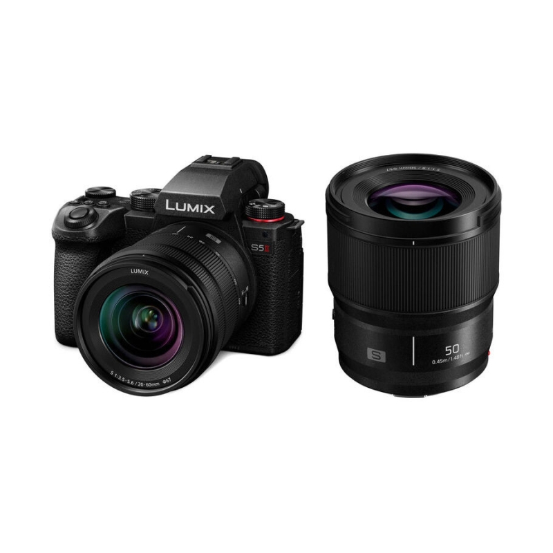 LUMIX S5II + 20-60mm f/3.5-5.6 + 50mm f1.8