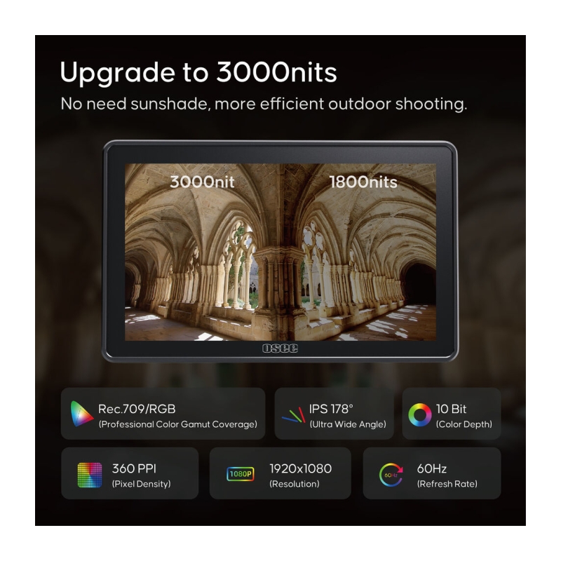 G7 Pro 7" Touchscreen HDMI/SDI Field Monitor