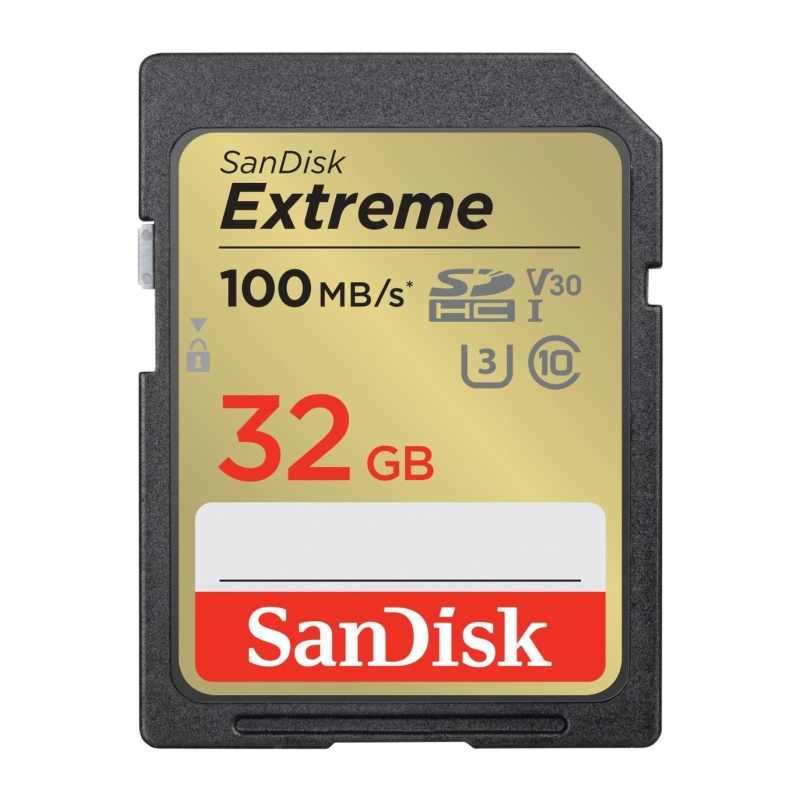 Extreme 32GB Memory Card Up To 100MB/s 1