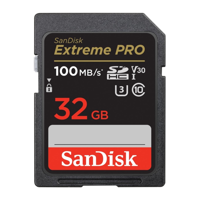 Extreme Pro 32GB SDHC Memory Card 100MB