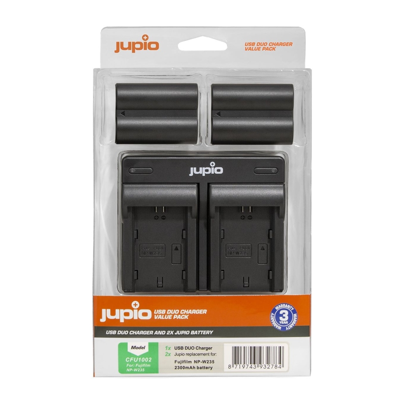 Value Pack: 2X Battery NP-W235 + USB Dual Charger