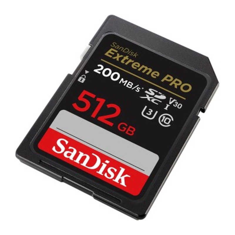 Extreme Pro 512GB SDHC Memory Card UHS-I
