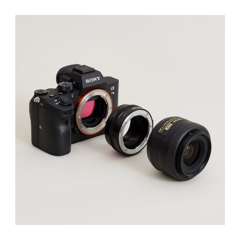 Lens Mount Adapter Nikon F (G-Type) Lens To Sony E Camera