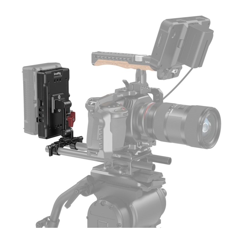 SmallRig 3204 V Mount BTTR Adptr Plate w/ Adjustable Arm