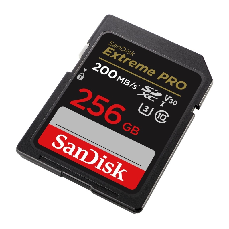 Extreme Pro 256GB SDHC Memory Card UHS-I