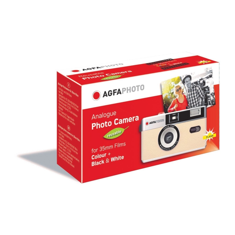 Photo Reusable Photo Camera 35mm (Sand Beige)