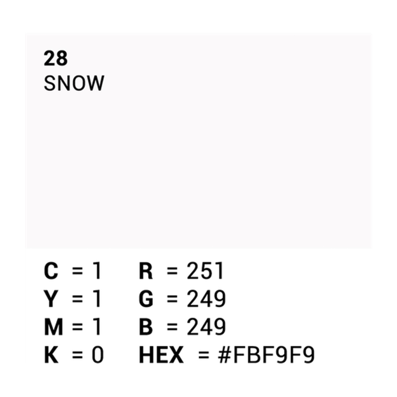 Background Rol Snow (NR 28) 1.35m X 11m