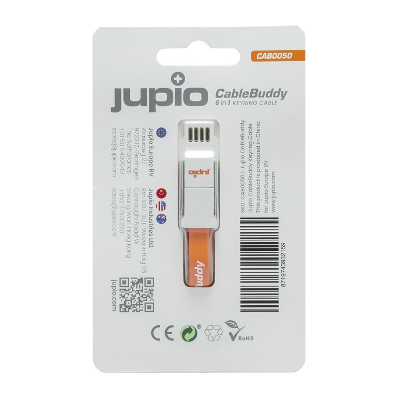 Cablebuddy 6 In 1 Keyring Cable