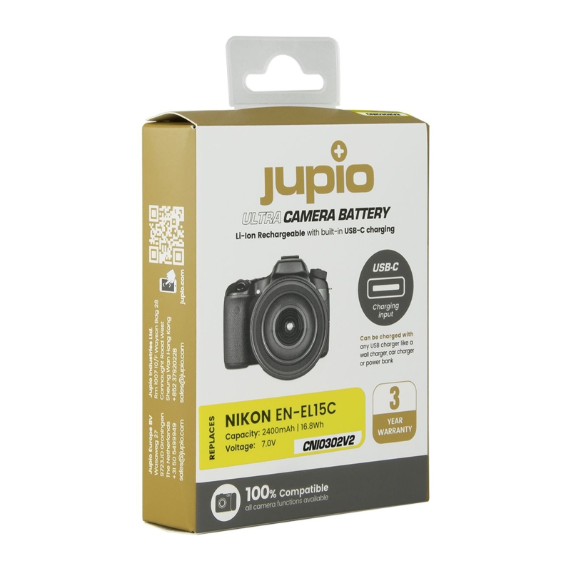 EN-EL15C Ultra C (USB-C Input) 2400mAh