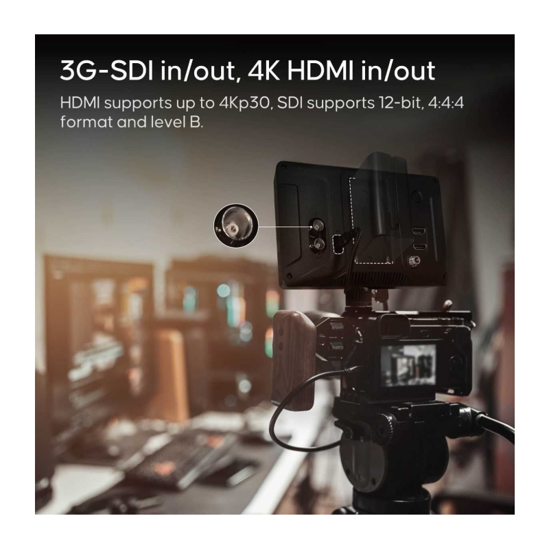 Monitor 7 inch HDR SDI & 4K-HDMI - 3000 Nits (G7PRO)