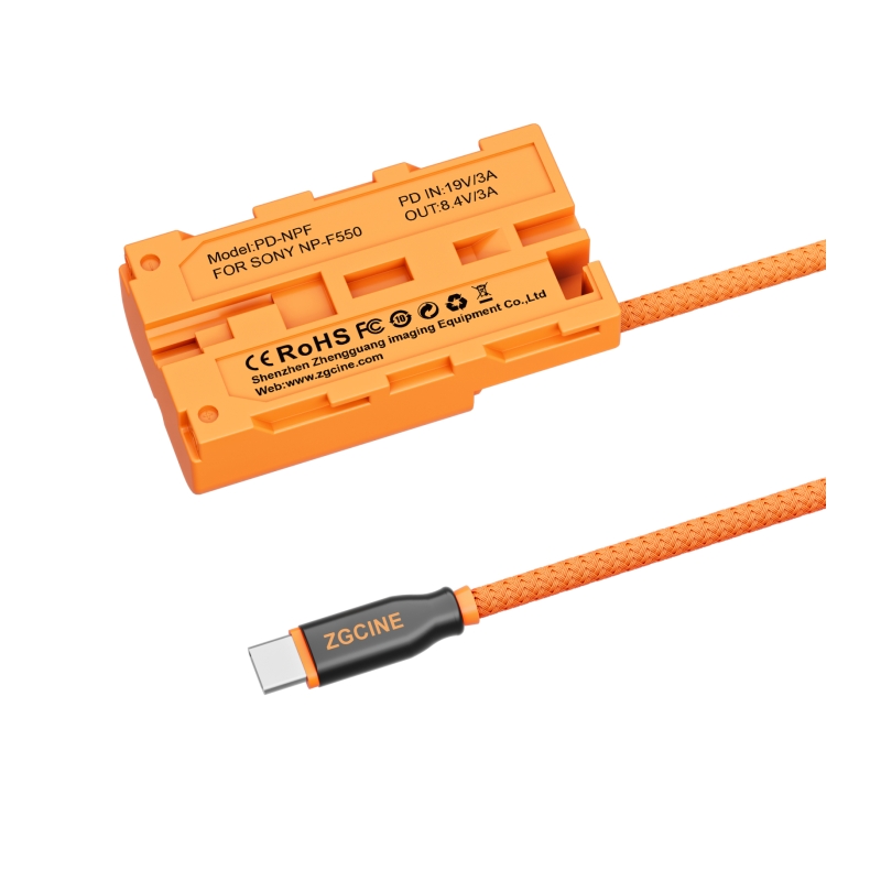 USB-C PD to NPF Dummy Battery Kabel