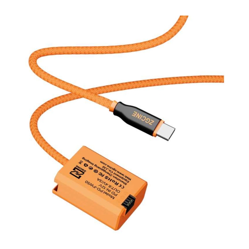 USB-C To NP-FW50 Dummy Battery Cable (PD-FW50)