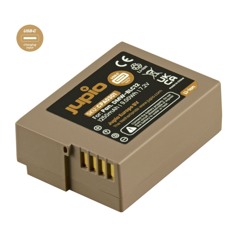 DMW-BLC12 Ultra C (USB-C Input) 1250mAh