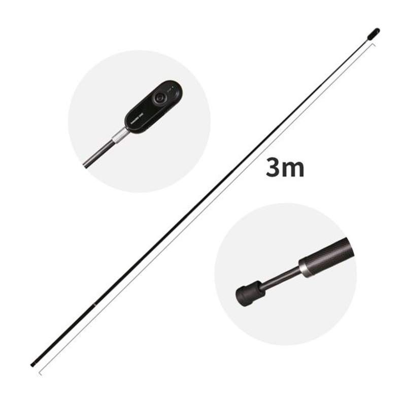 ONE X extended selfie stick - whitebox