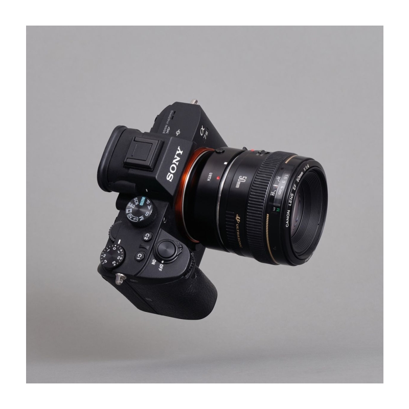 Lens Mount Adapter Canon (EF / EF-S) Lens To Sony E Camera