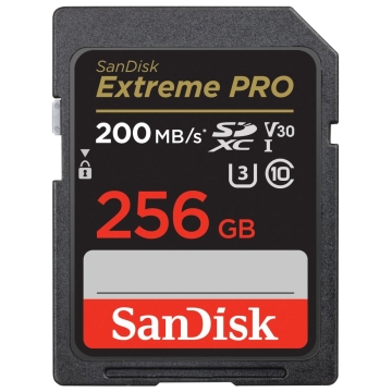 Extreme Pro 256GB SDHC Memory Card UHS-I